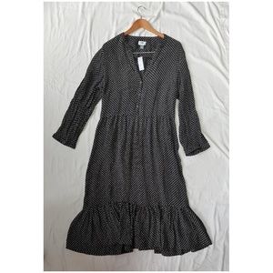 Old Navy black patterned summer dress.